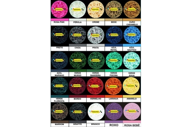 tabela de cores vinil